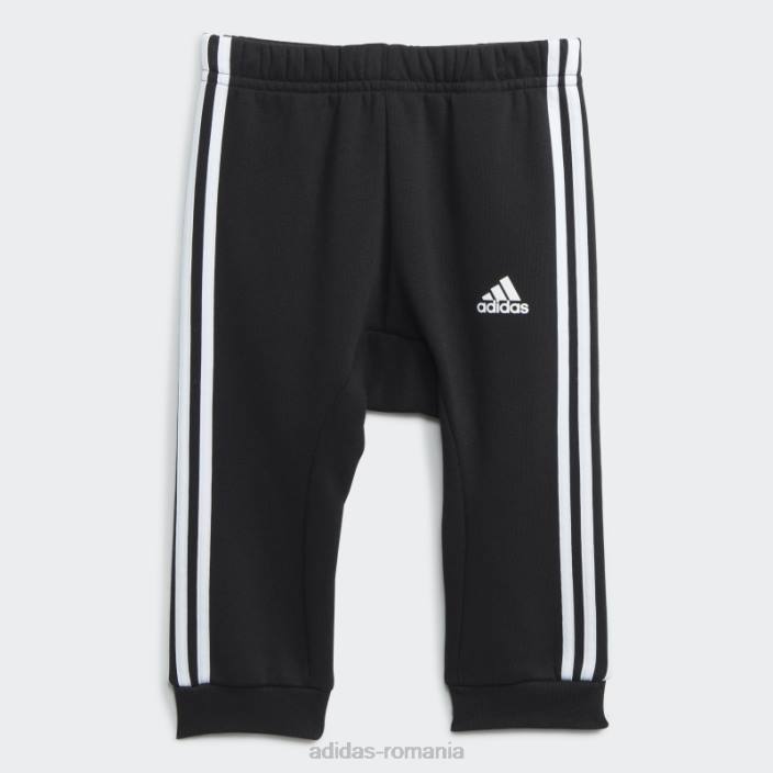 Adidas set de insigne stacojie de jogger sport copii stacojiu/alb 2JBN18431