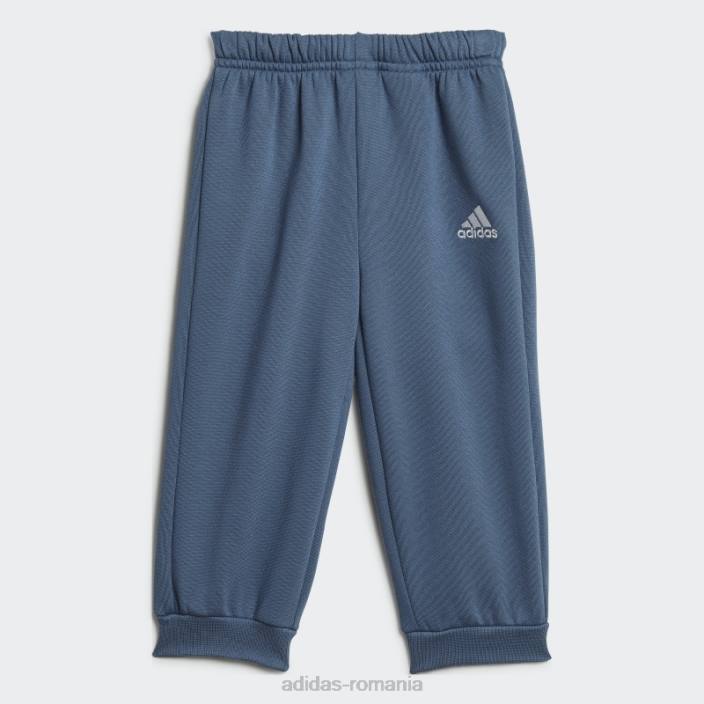 Adidas set de joggeri din fleece teddy cu glugă (gen neutru) albastru adidas copii albastru alb 2JBN11994
