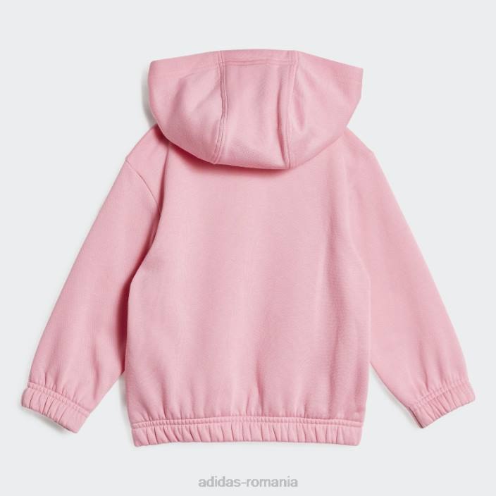 Adidas set de jogging supradimensionat din lână echipa roz (neutru de gen) modă copii roz 2JBN11903