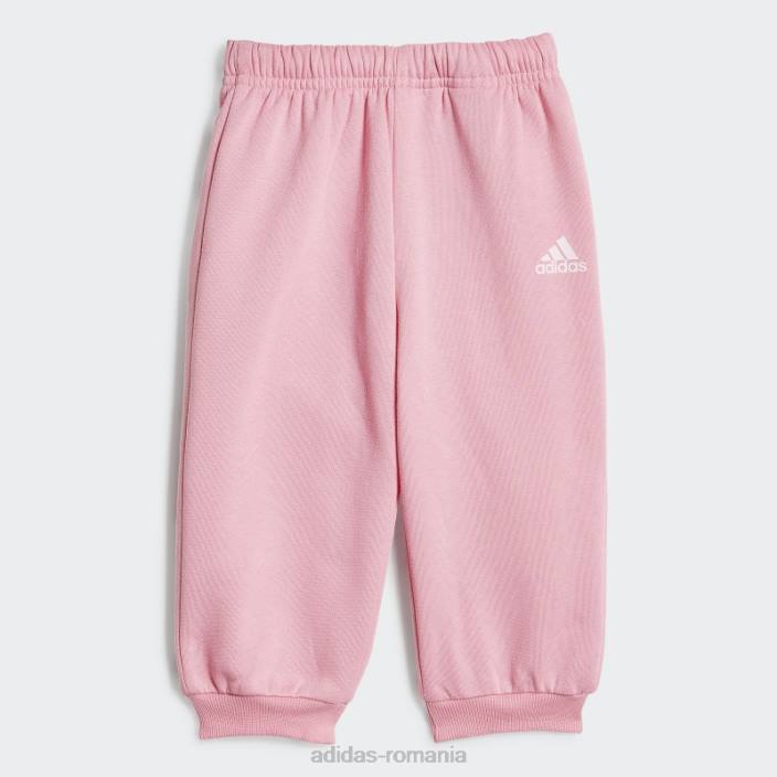 Adidas set de jogging supradimensionat din lână echipa roz (neutru de gen) modă copii roz 2JBN11903
