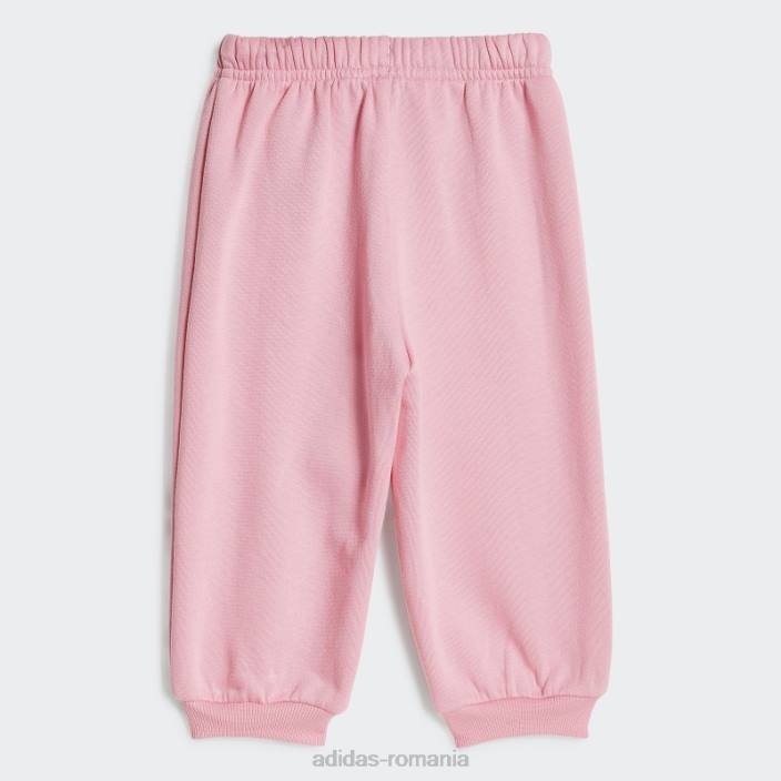 Adidas set de jogging supradimensionat din lână echipa roz (neutru de gen) modă copii roz 2JBN11903