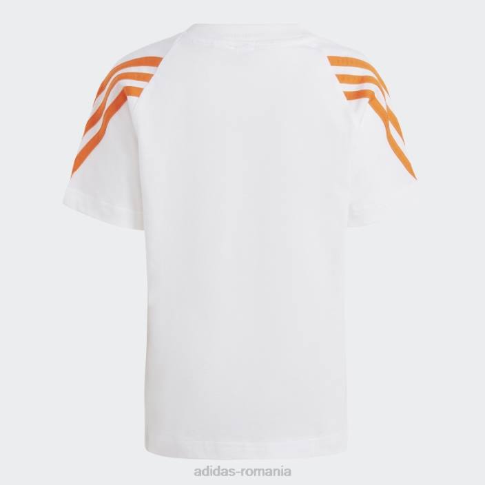 Adidas set de tricou finding Nemo alb copii alb/portocaliu bahia 2JBN11702