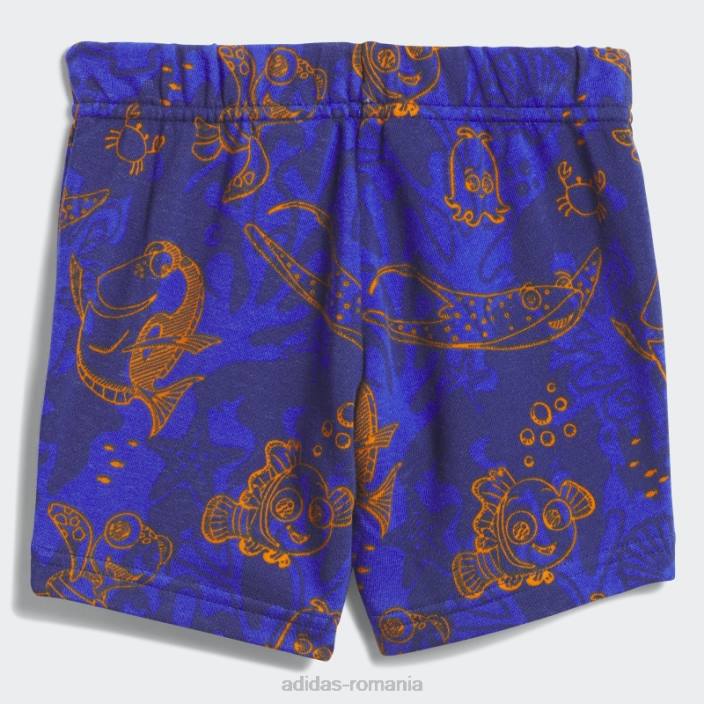 Adidas set de tricou pentru a găsi nemo portocaliu bahia copii portocaliu bahia/albastru victorie 2JBN18797