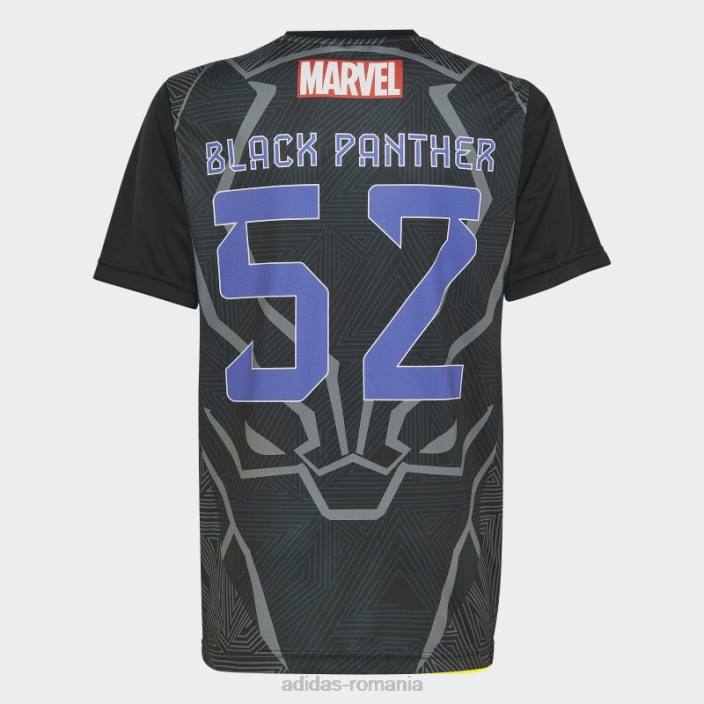 Adidas set de vară black x marvel pantera neagră copii cerneala neagra 2JBN12023