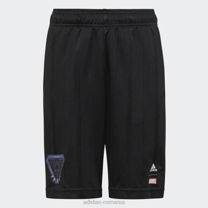Adidas set de vară black x marvel pantera neagră copii cerneala neagra 2JBN12023