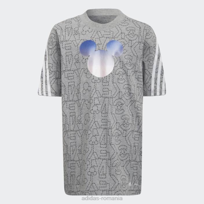 Adidas set de vară disney mickey mouse gri mediu copii gri mediu/negru/roz 2JBN18877