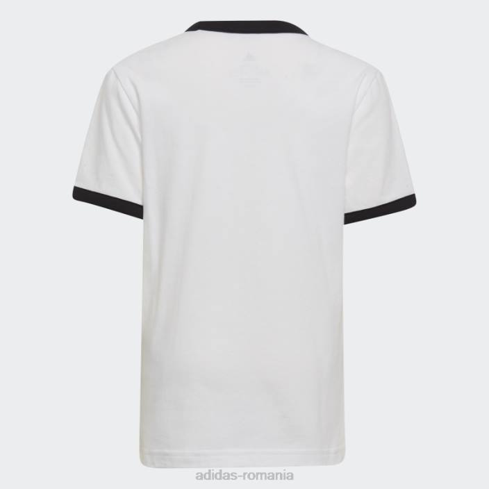 Adidas set de vară logo essentials alb copii alb negru 2JBN19093