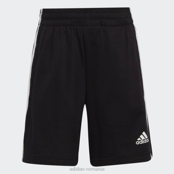 Adidas set de vară logo essentials alb copii alb negru 2JBN19093