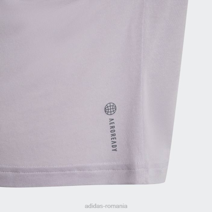 Adidas silver Dawn yoga aeroready loose tricou adidas copii zori argintii 2JBN12099