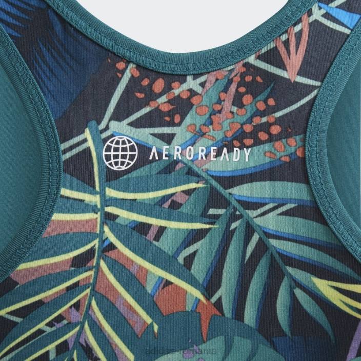 Adidas teal x disney lion king sutien fashion copii teal/blumarin nocturn/portocaliu/liliac 2JBN19248