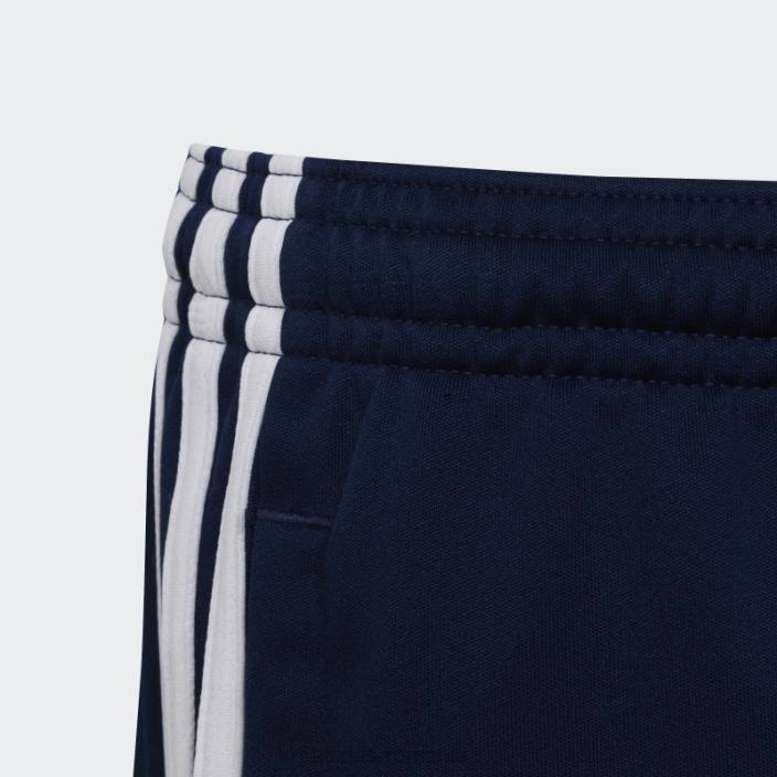 Adidas train essentials pantaloni scurți cu 3 dungi aeroready, cu ajustare normală, albastru închis copii albastru închis/alb 2JBN11791