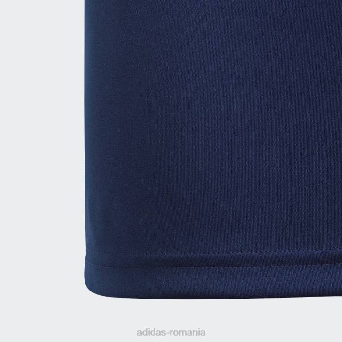 Adidas tren essentials aeroready 3-stripes tricou cu ajustare normală albastru închis copii albastru închis/alb 2JBN11798