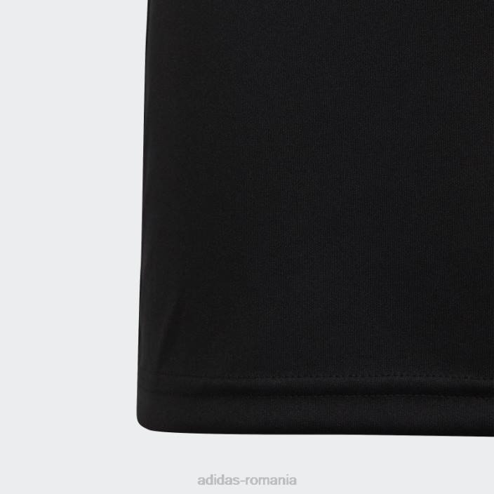Adidas tren essentials aeroready 3-stripes tricou regulat negru copii alb negru 2JBN11624