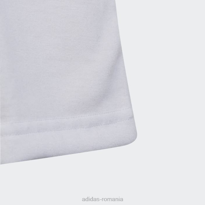Adidas tren essentials sezonier aeroready cu logo-ul regulat, maiou de antrenament alb copii alb/nuanță ecru/mentă/fucsia 2JBN3457
