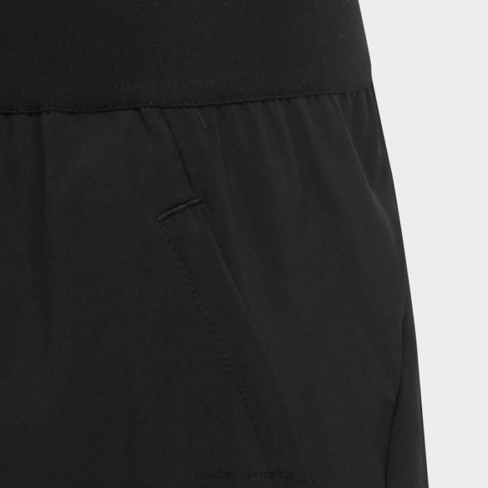 Adidas tren icons aeroready logo țesut pantaloni scurți negri adidas copii negru/albastru 2JBN18486