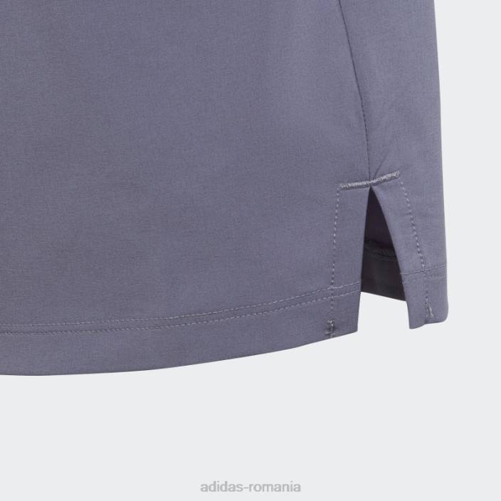 Adidas tren icons aeroready logo țesut pantaloni scurți violet argintiu copii violet argintiu/coral 2JBN11815