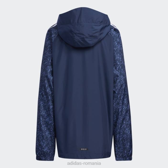 Adidas trening bleumarin țesut sport top adidas copii bleumarin/argintiu 2JBN19095