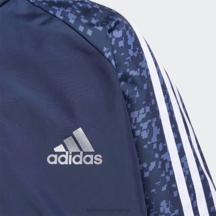 Adidas trening bleumarin țesut sport top adidas copii bleumarin/argintiu 2JBN19095