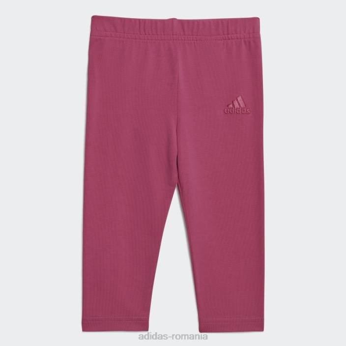 Adidas trening fleece cu glugă roz copii roz 2JBN19123