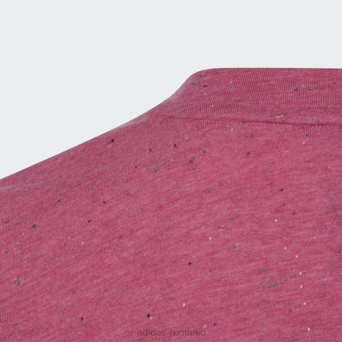 Adidas tricou adidas fucsia pentru câștigătorii viitoarelor icoane copii fucsia/alb 2JBN19194