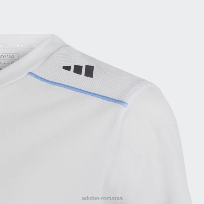 Adidas tricou aeroready dash gri copii liniuță gri/albastru/albastru met 2JBN18613