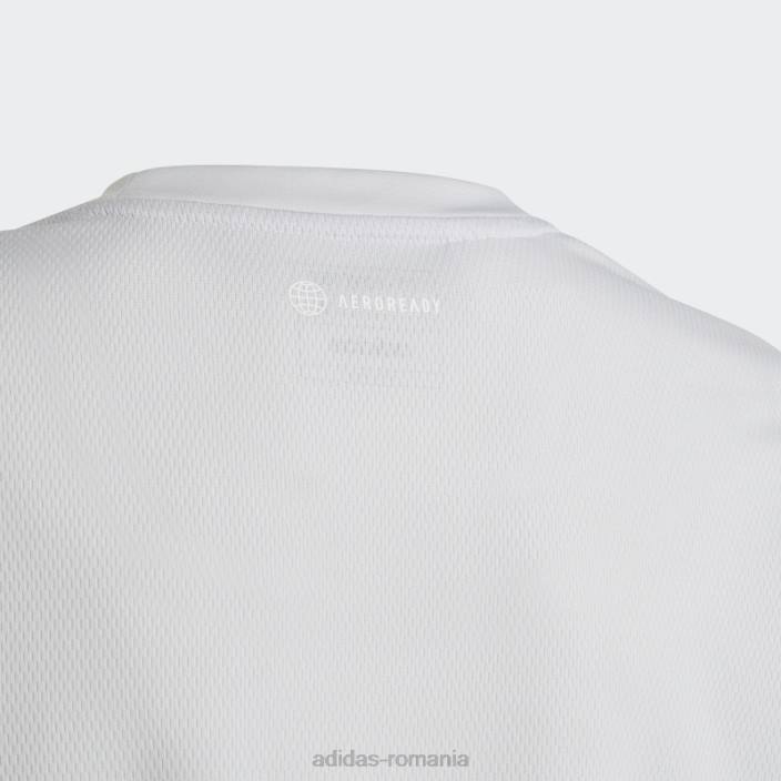 Adidas tricou aeroready dash gri copii liniuță gri/albastru/albastru met 2JBN18613