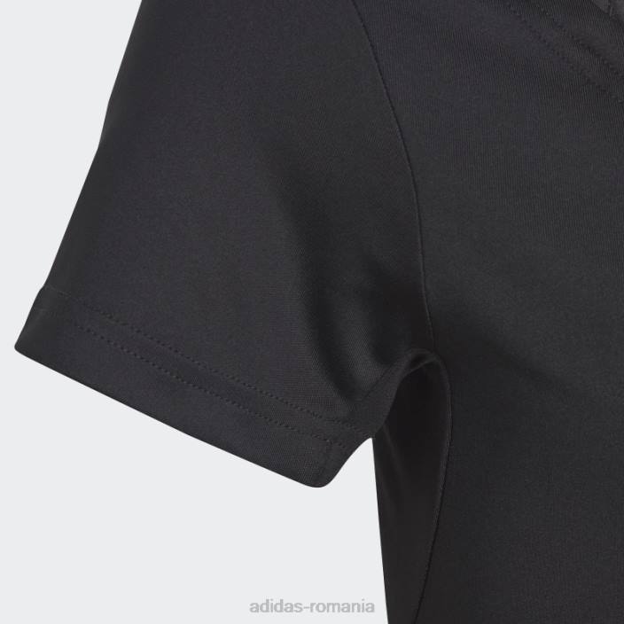 Adidas tricou aeroready negru copii alb negru 2JBN19183