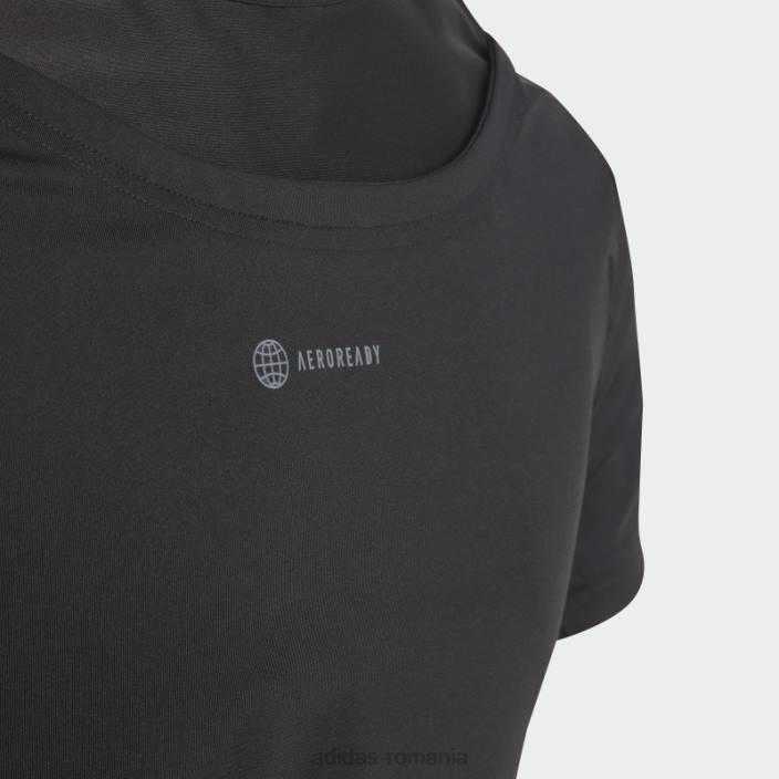 Adidas tricou aeroready negru copii alb negru 2JBN19183