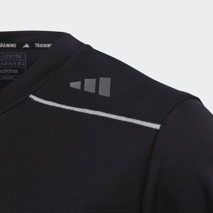 Adidas tricou aeroready negru copii negru argintiu 2JBN11678