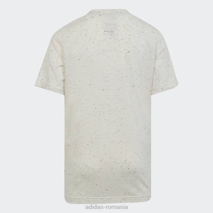 Adidas tricou alb melange pentru viitorii icoane câștigători copii alb melange/gri 2JBN19198