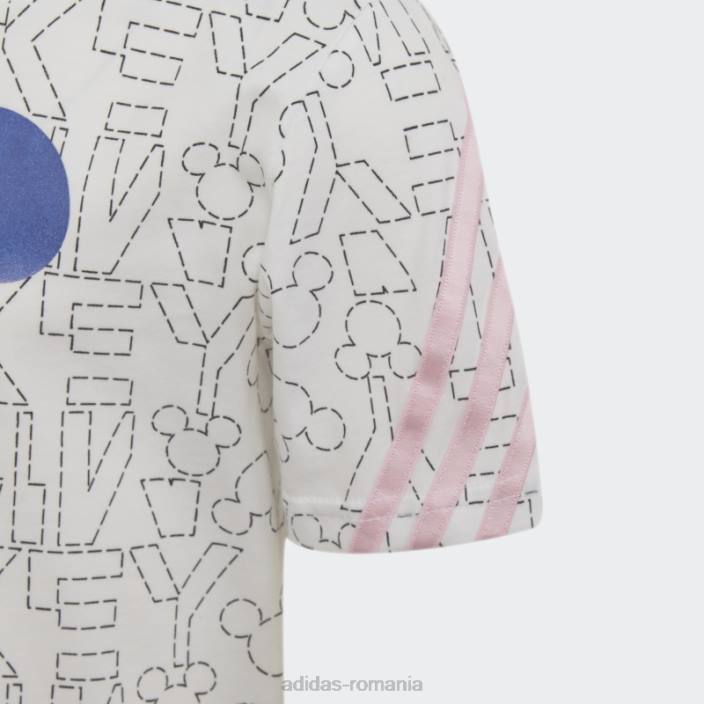 Adidas tricou alb x disney mickey mouse fierbinte copii alb/roz 2JBN18879
