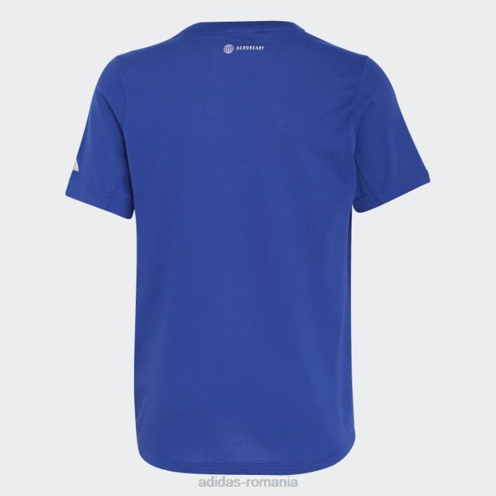Adidas tricou cu grafic aeroready albastru adidas copii albastru alb 2JBN11763