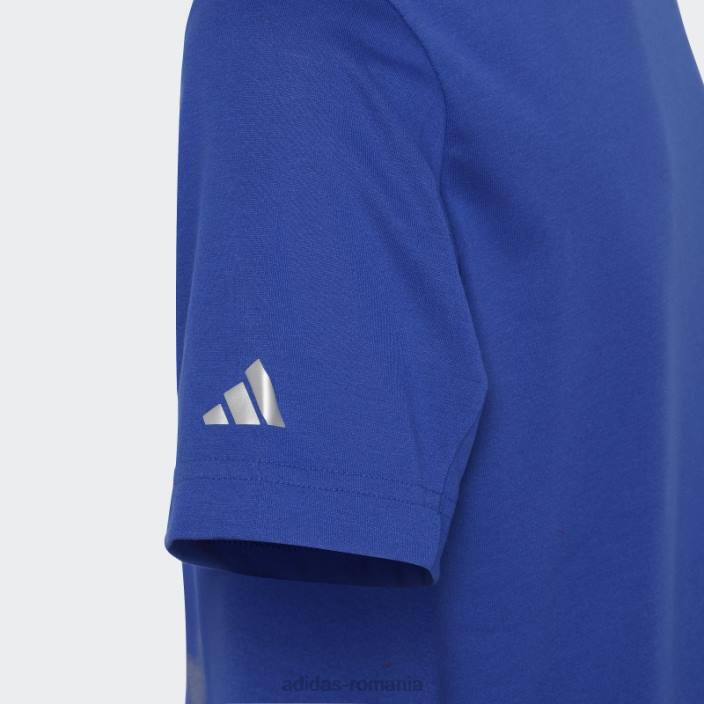 Adidas tricou cu grafic aeroready albastru adidas copii albastru alb 2JBN11763