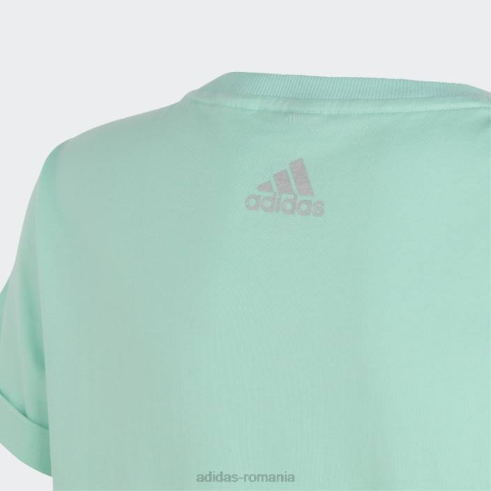 Adidas tricou cu noduri de dans verde adidas copii verde/argintiu 2JBN12114