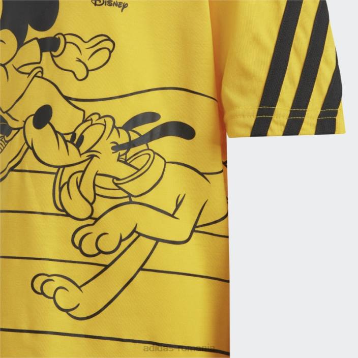 Adidas tricou disney mickey mouse auriu copii auriu/negru 2JBN18451