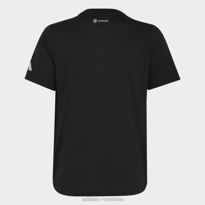 Adidas tricou grafic aeroready negru adidas copii alb negru 2JBN18282
