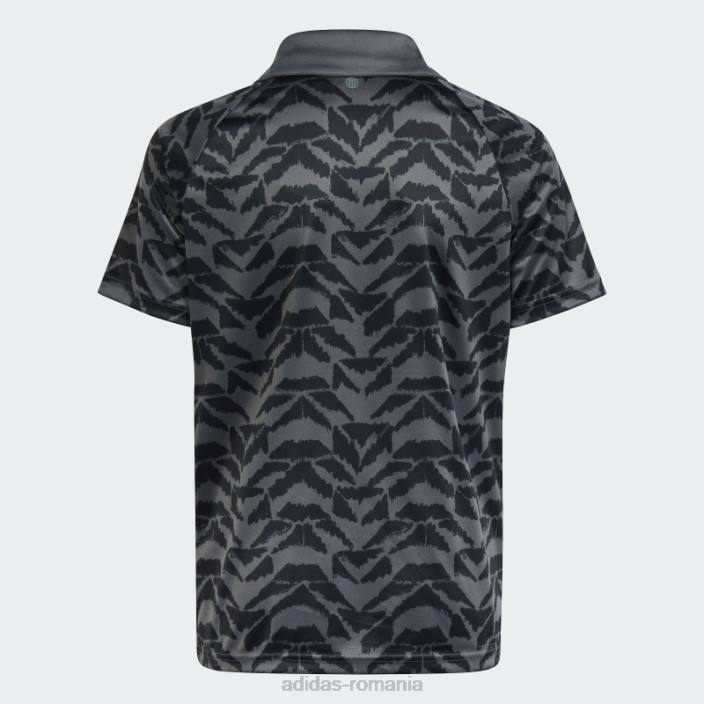 Adidas tricou gri de sărbătoare a fotbalului copii gri/negru/alb 2JBN18737