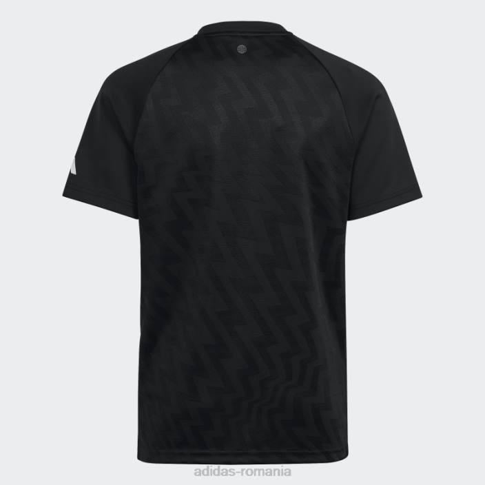 Adidas tricou negru de prădător inspirat de fotbal copii negru/gri/alb 2JBN18754