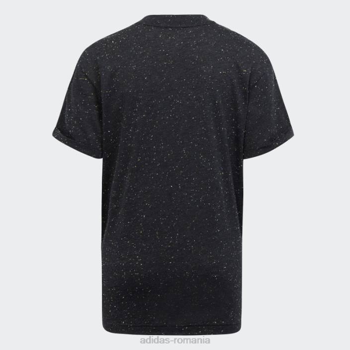 Adidas tricou pentru câștigătorii viitorului icoane negru melange copii negru melange/alb 2JBN12067