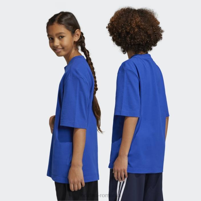 Adidas tricou piqué cu logo future icons albastru copii albastru 2JBN11863