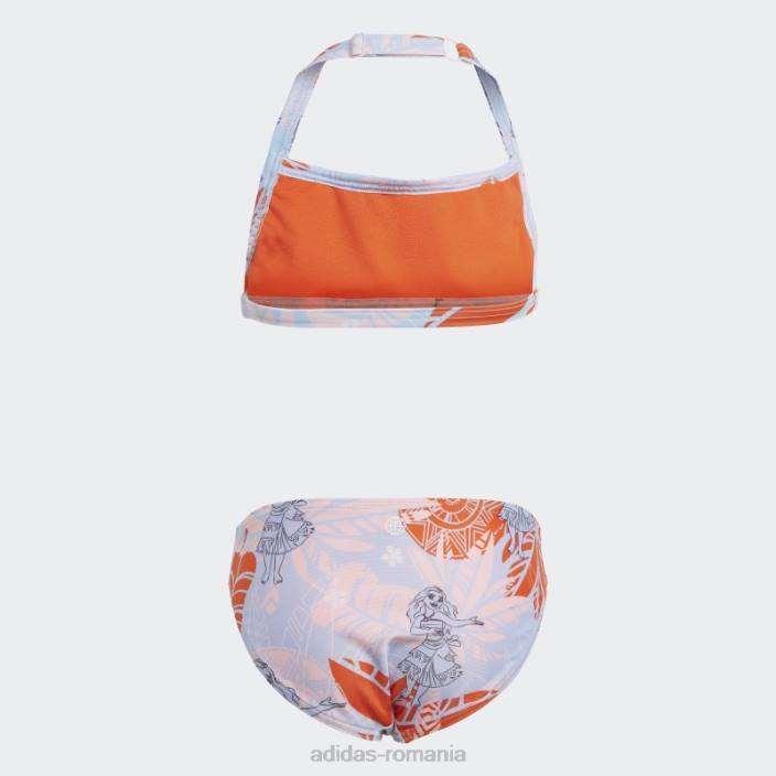 Adidas x disney moana bikini fierbinte albastru zori copii albastru zori/roz/portocaliu 2JBN19182