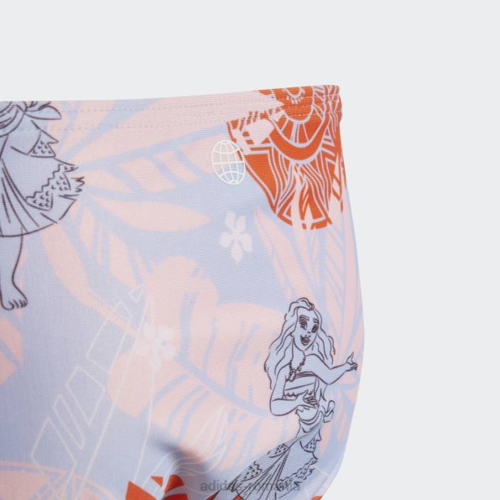 Adidas x disney moana bikini fierbinte albastru zori copii albastru zori/roz/portocaliu 2JBN19182