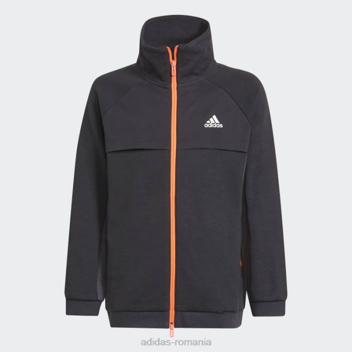 Adidas xfg, buzunar cu fermoar, negru copii alb negru 2JBN19010