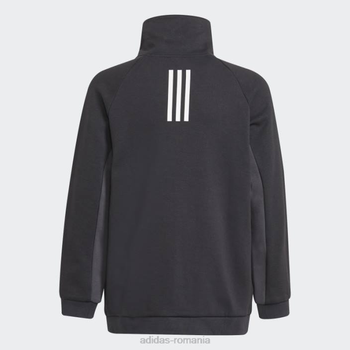 Adidas xfg, buzunar cu fermoar, negru copii alb negru 2JBN19010