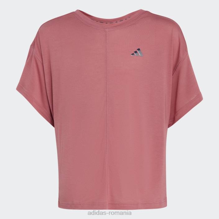 Adidas yoga aeroready loose tee roz copii roz 2JBN12133