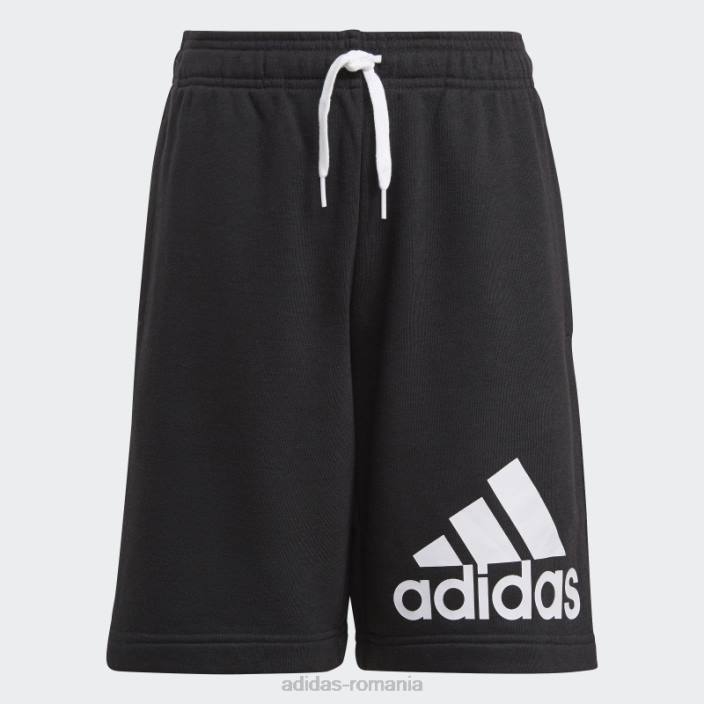 Adidas black essentials pantaloni scurți fashion copii alb negru 2JBN11612