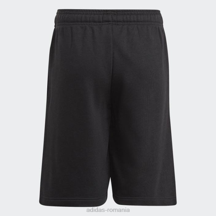 Adidas black essentials pantaloni scurți fashion copii alb negru 2JBN11612