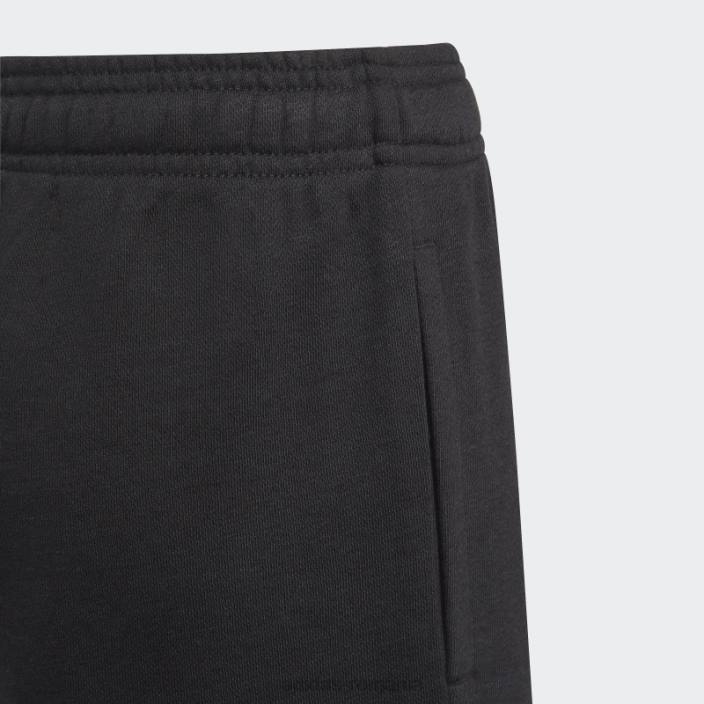 Adidas black essentials pantaloni scurți fashion copii alb negru 2JBN11612