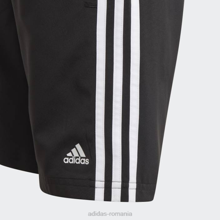 Adidas esențiale pantaloni scurți chelsea cu 3 dungi negru fashion copii alb negru 2JBN11654