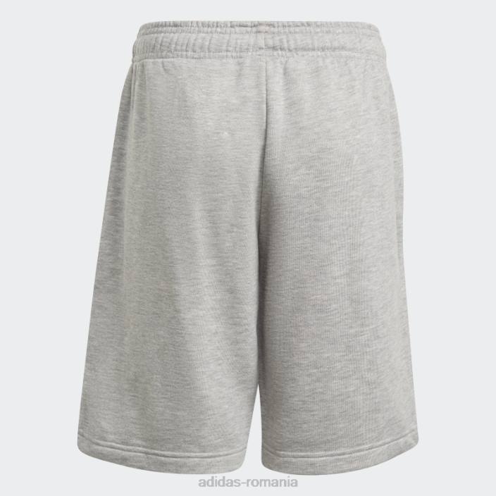 Adidas esențiale pantaloni scurți fashion gri mediu copii gri mediu/negru 2JBN11605